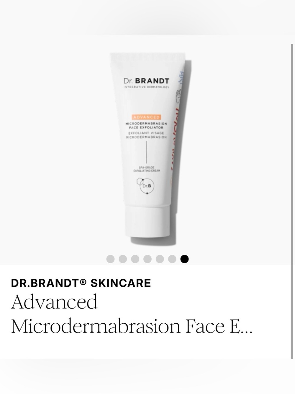 Dr. BRANDT Advanced Microdermabrasion Face Exfoliator